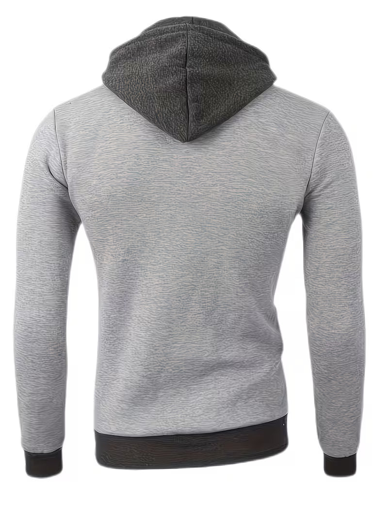 Griffiths – Long-Sleeve Hoodie with Quarter Zip