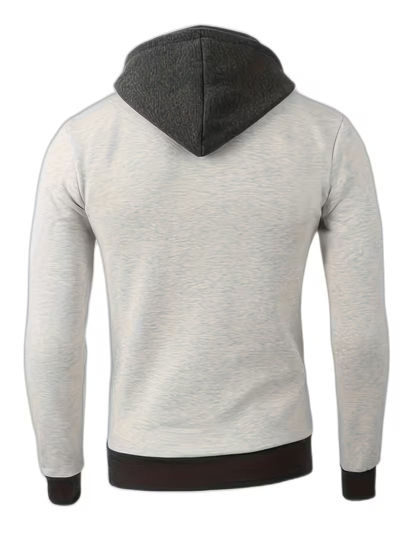 Griffiths – Long-Sleeve Hoodie with Quarter Zip