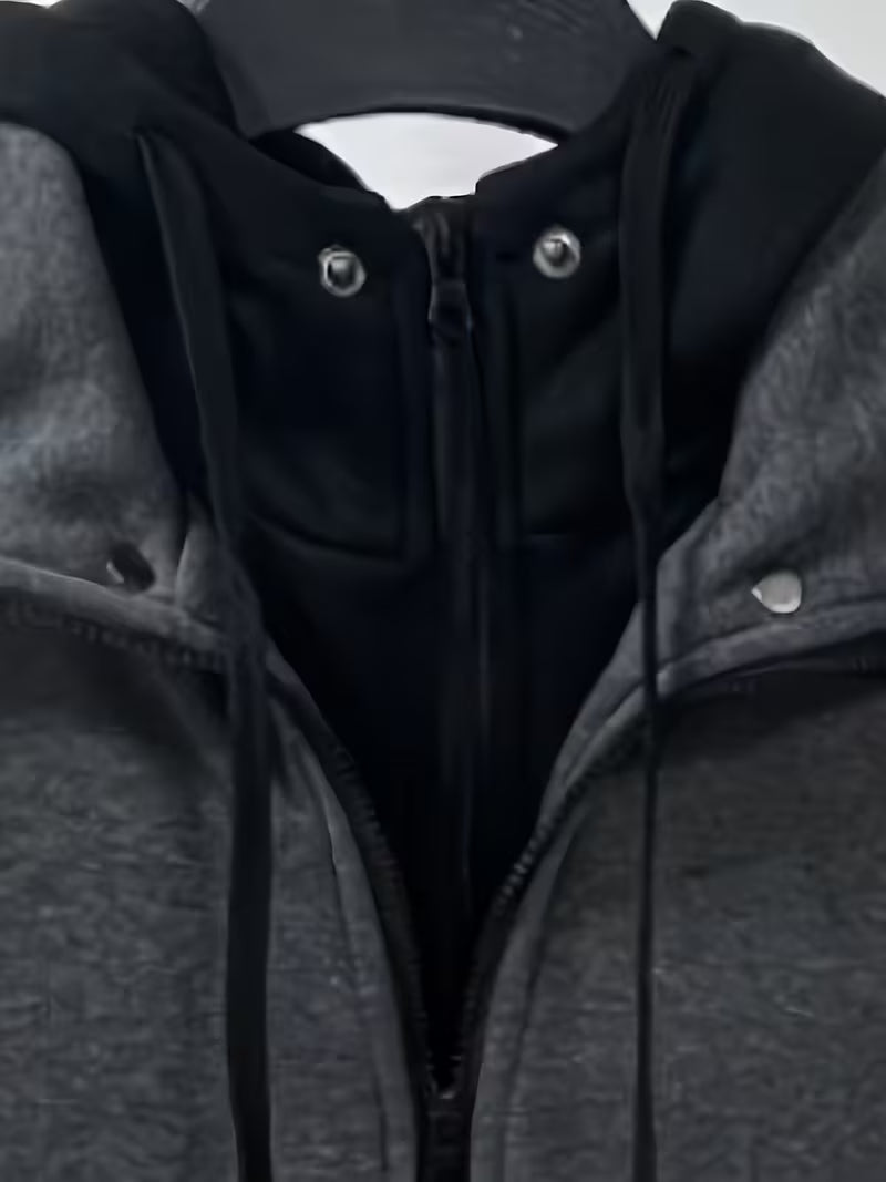 Griffiths – Long-Sleeve Hoodie with Quarter Zip