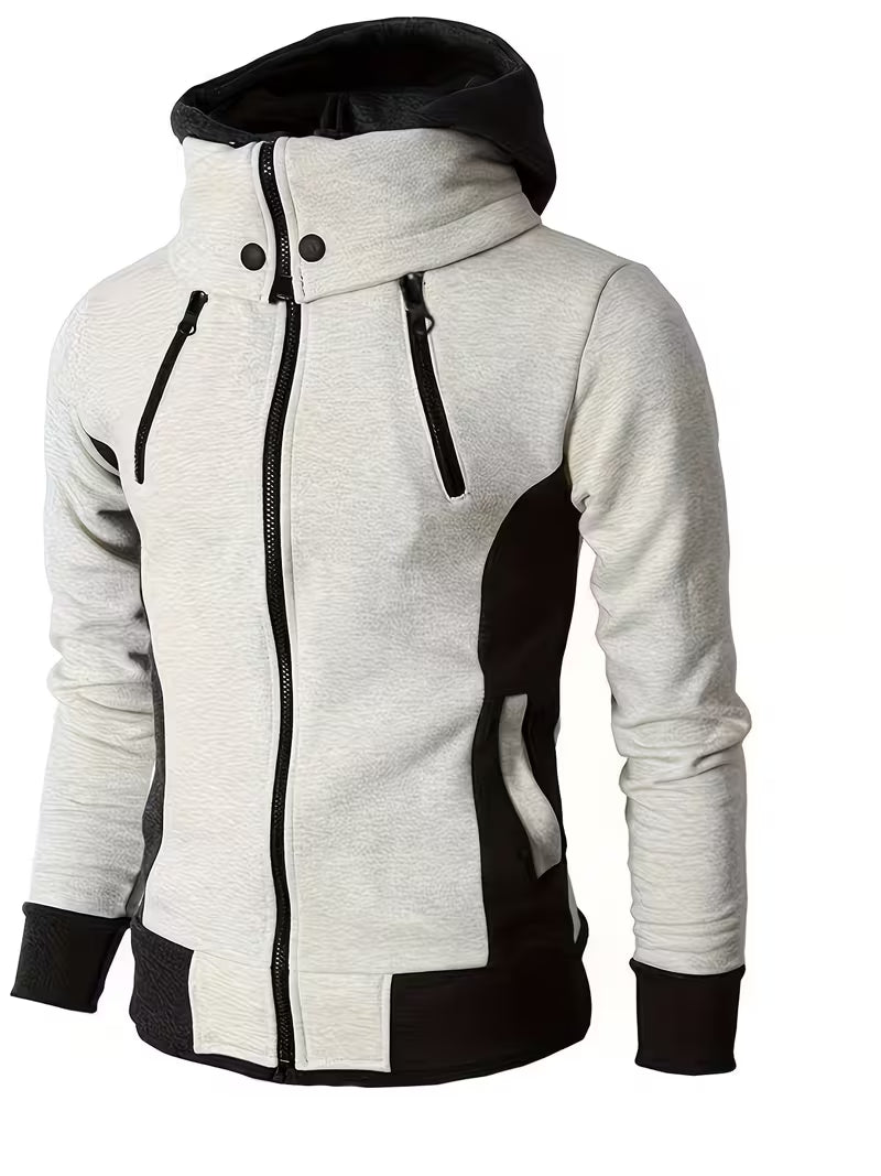 Griffiths – Long-Sleeve Hoodie with Quarter Zip