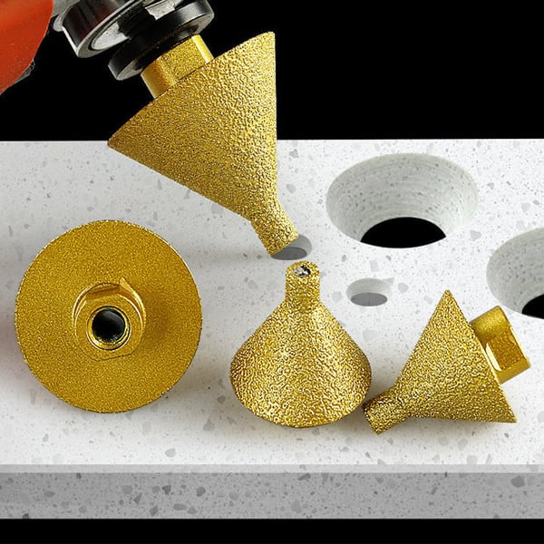 GrindEdge - Diamond Beveling Router Bit for Angle Grinders