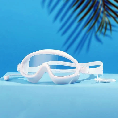 HD Swim Goggles for Kids with Large Frame, Waterproof and Anti-Fog