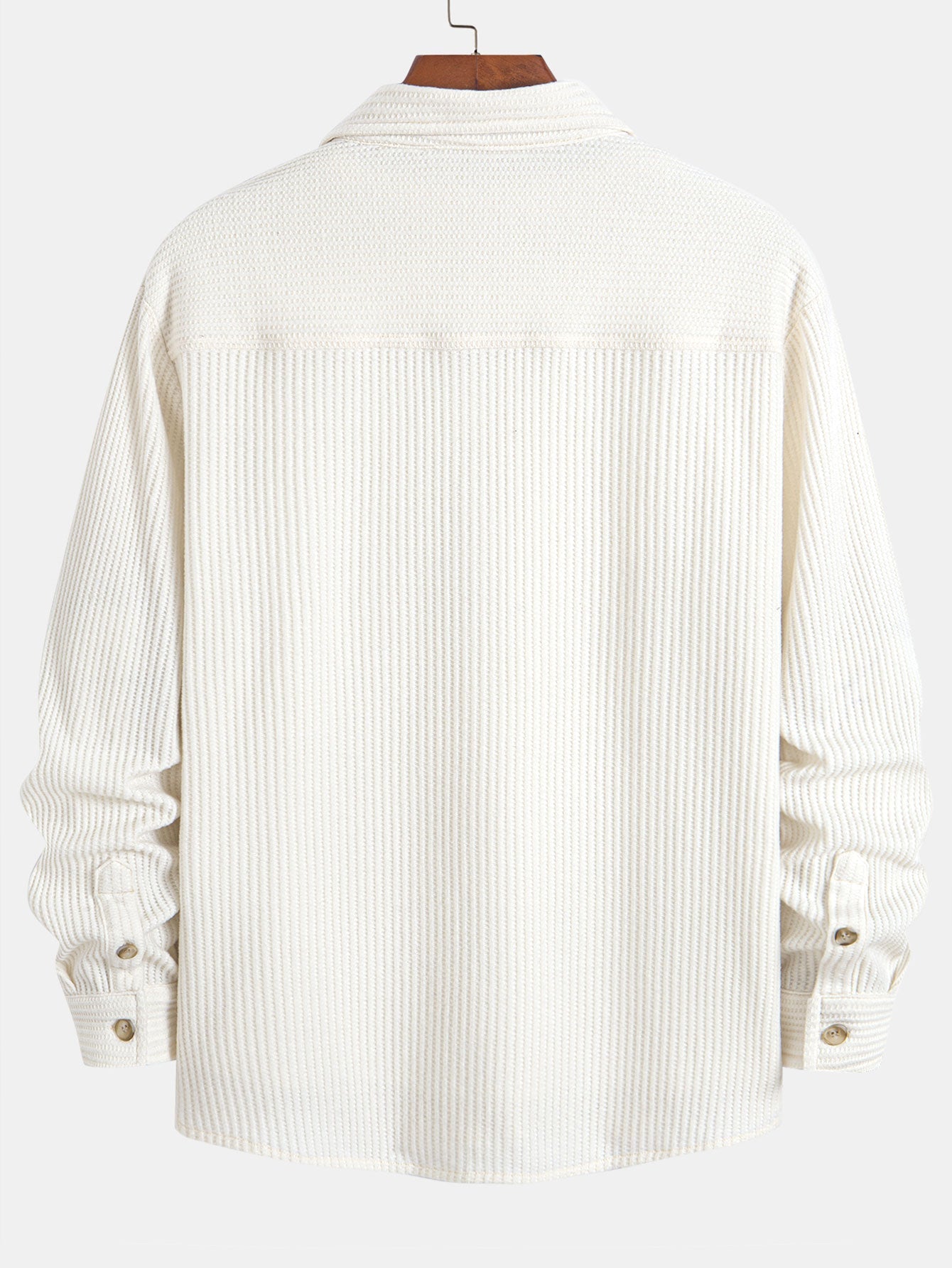 Hadrian – Long Sleeve Shirt with Waffle Texture