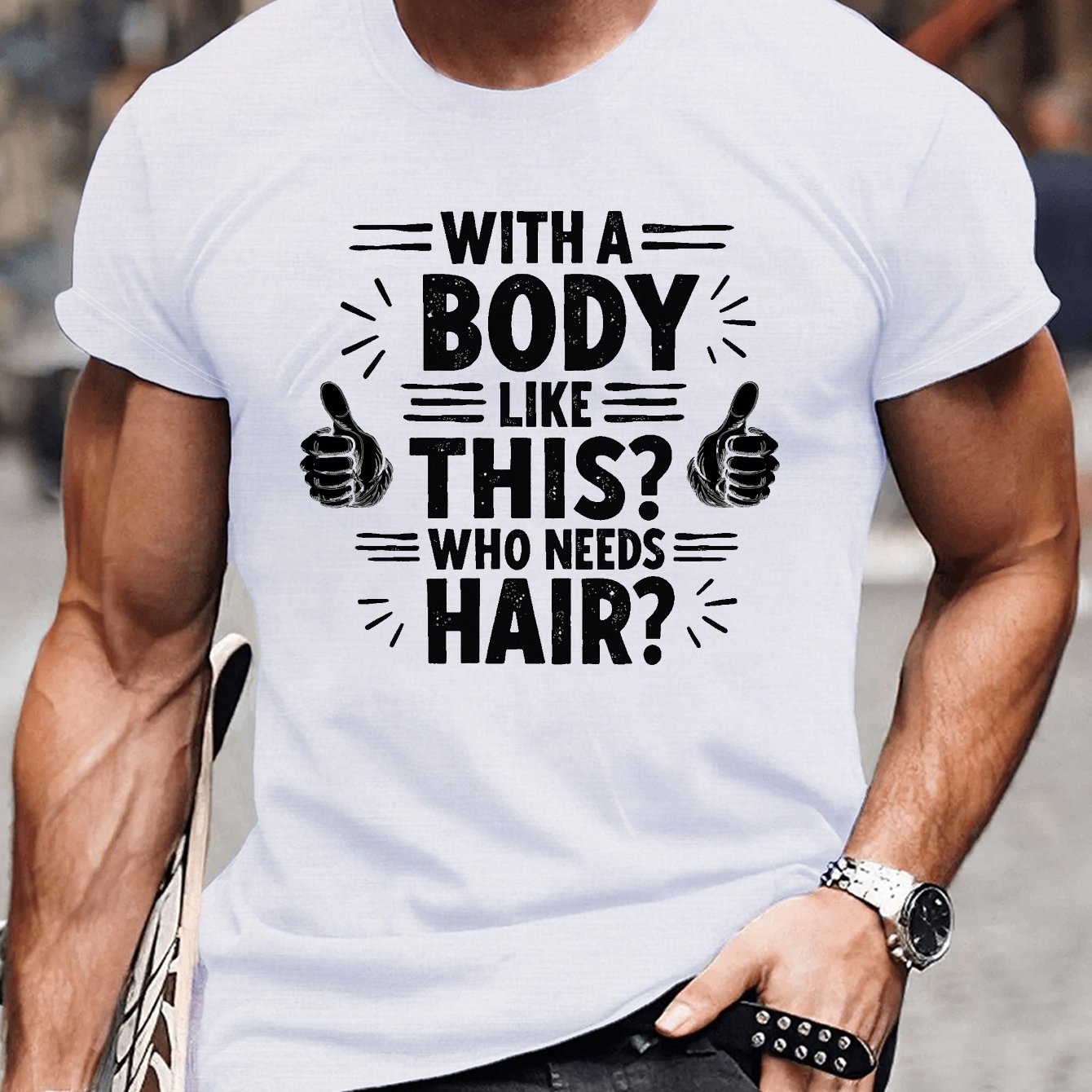 Hairy – Stylish T-Shirt with Short Sleeves