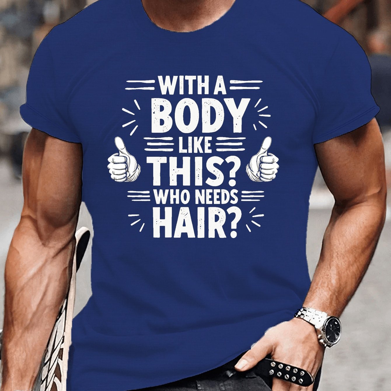 Hairy – Stylish T-Shirt with Short Sleeves