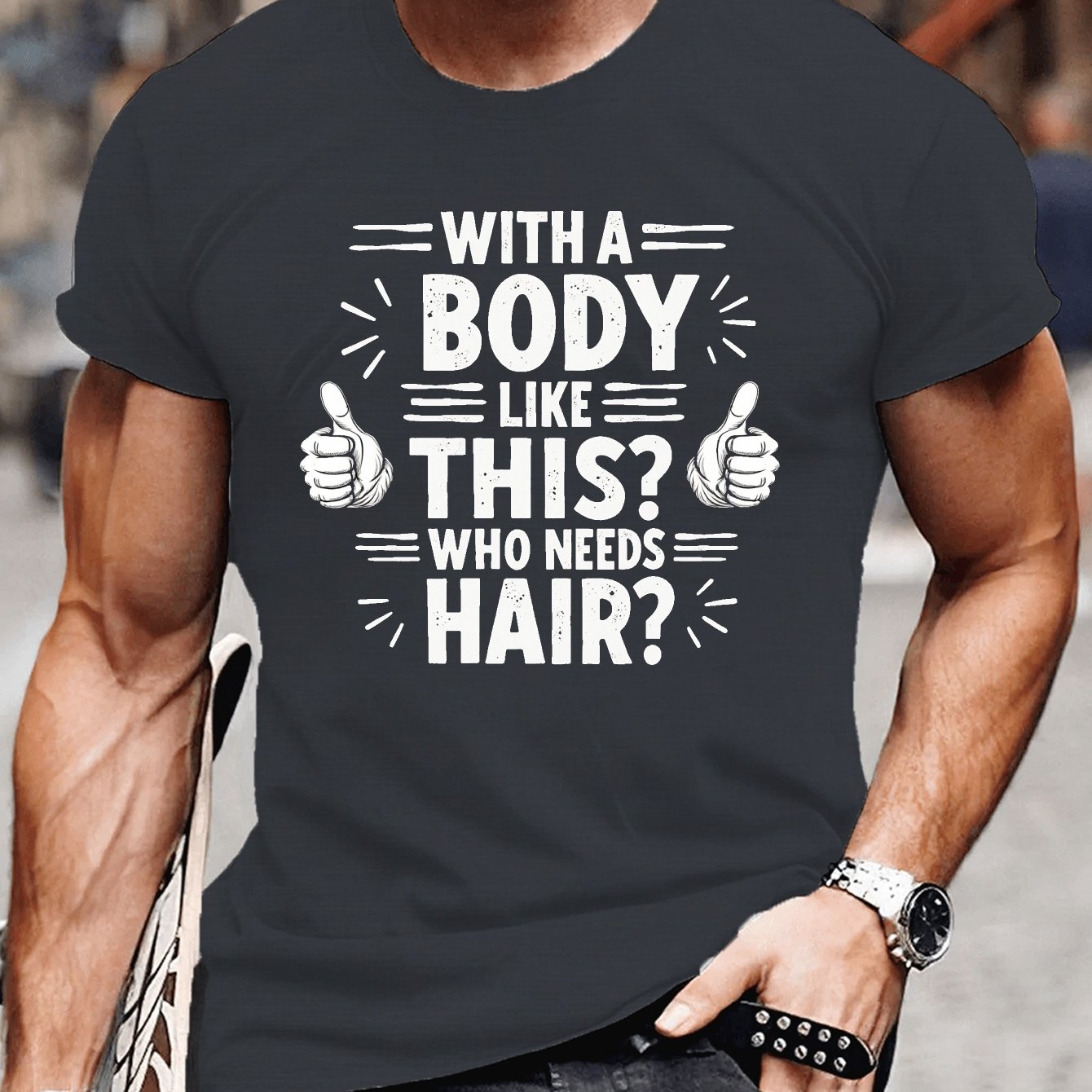 Hairy – Stylish T-Shirt with Short Sleeves