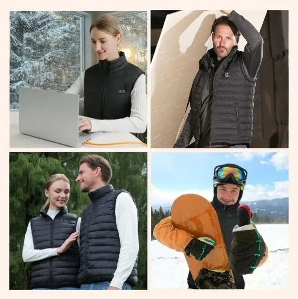HeatGuard – Sleeveless Waterproof Heated Vest