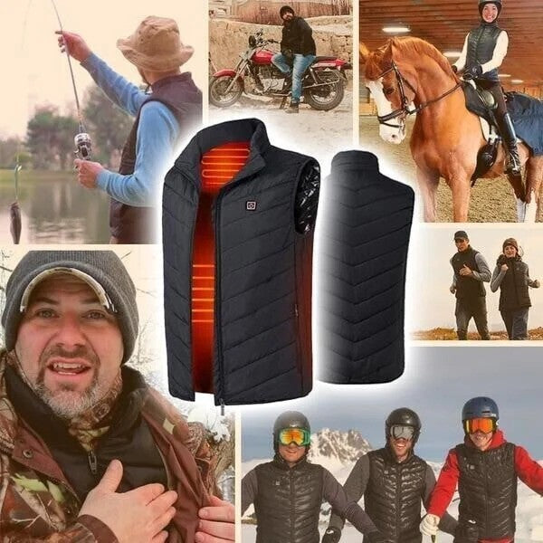 HeatGuard – Sleeveless Waterproof Heated Vest