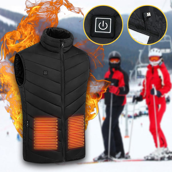 HeatGuard – Sleeveless Waterproof Heated Vest