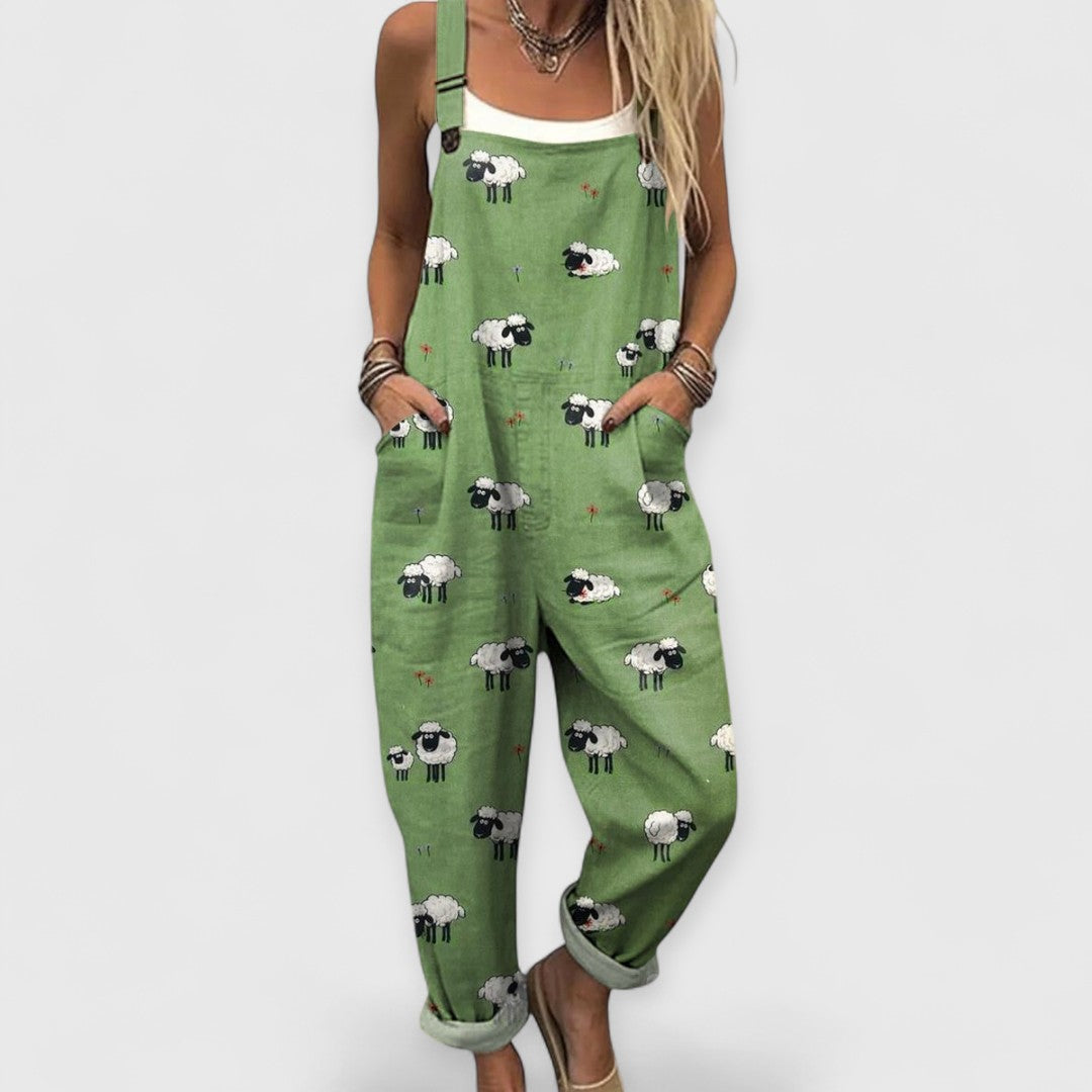 Helen – Handmade Loose-Fitting Jumpsuit