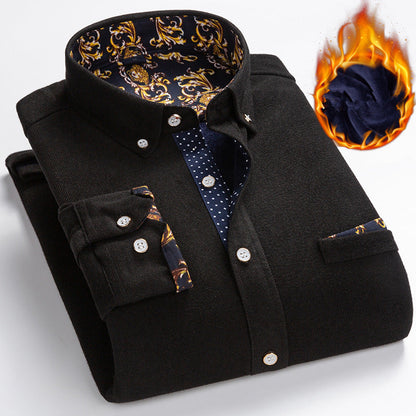 Helmuth – Warm Thick Fleece Cord Shirt