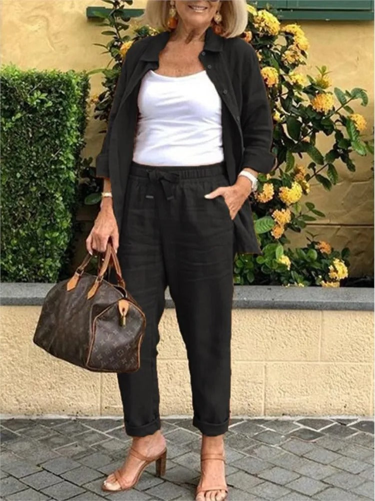 Henna – Long-Sleeve Shirt and Pants Set
