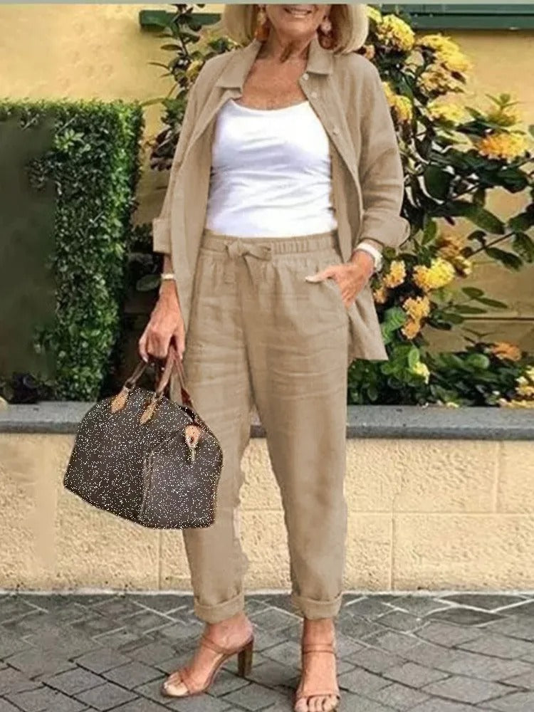 Henna – Long-Sleeve Shirt and Pants Set