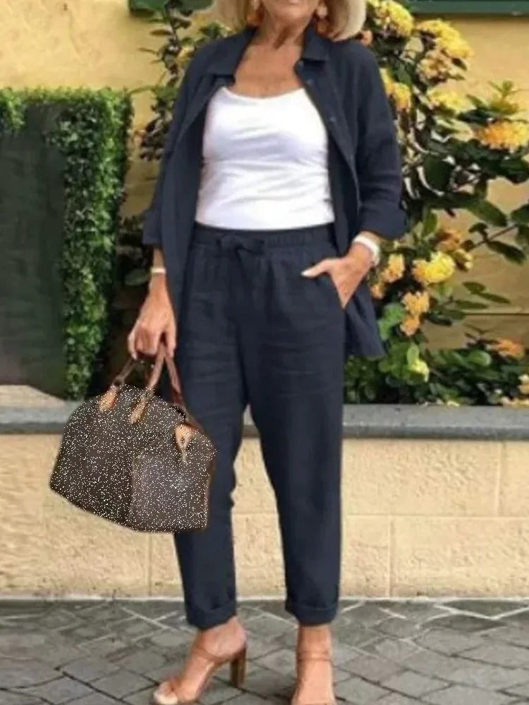 Henna – Long-Sleeve Shirt and Pants Set
