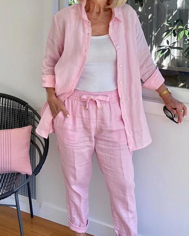 Henna – Long-Sleeve Shirt and Pants Set