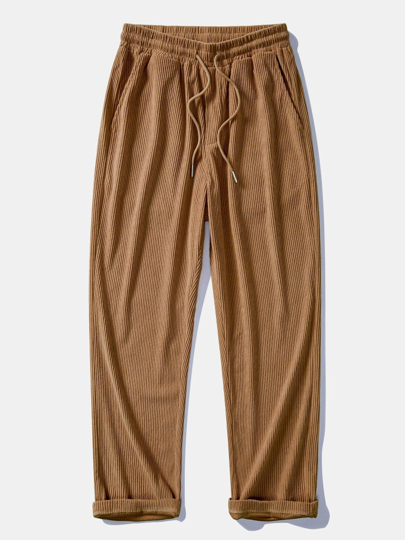 Herk – Set of Hooded Sweater and Corduroy Patchwork Pants