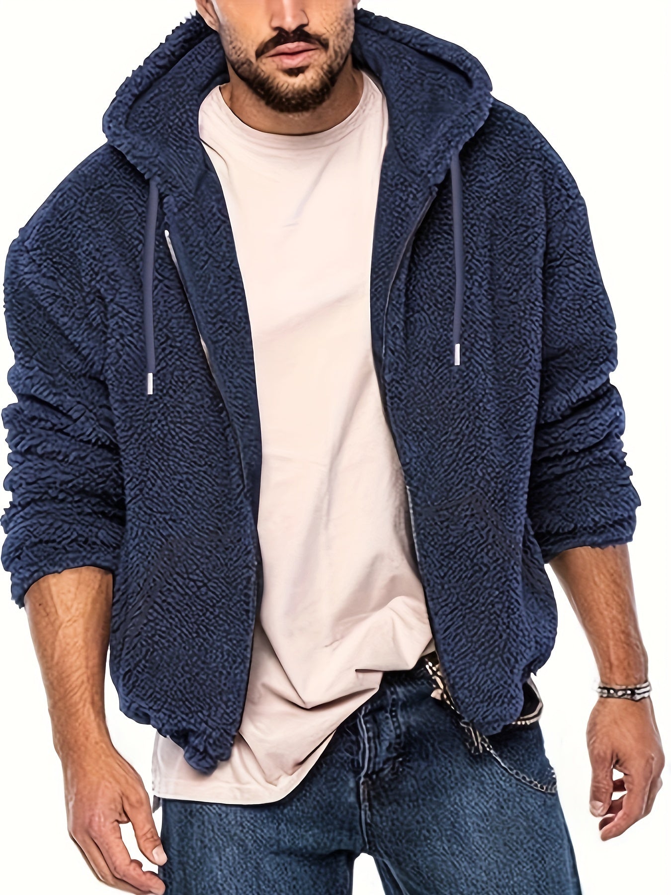 Hessel – Long Sleeve Hoodie with Zipper