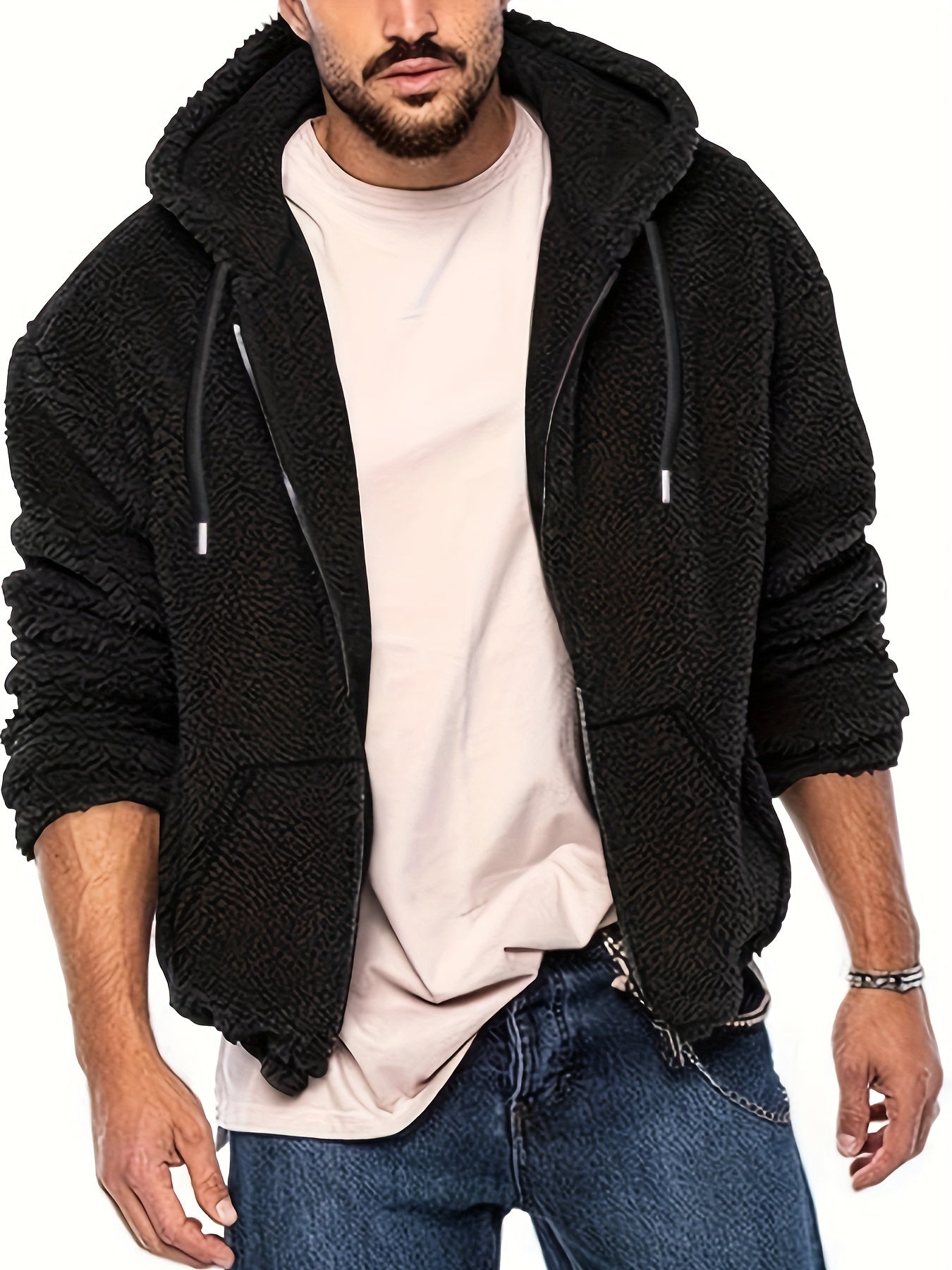 Hessel – Long Sleeve Hoodie with Zipper