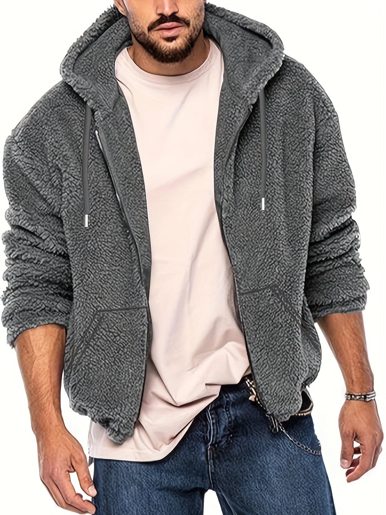 Hessel – Long Sleeve Hoodie with Zipper