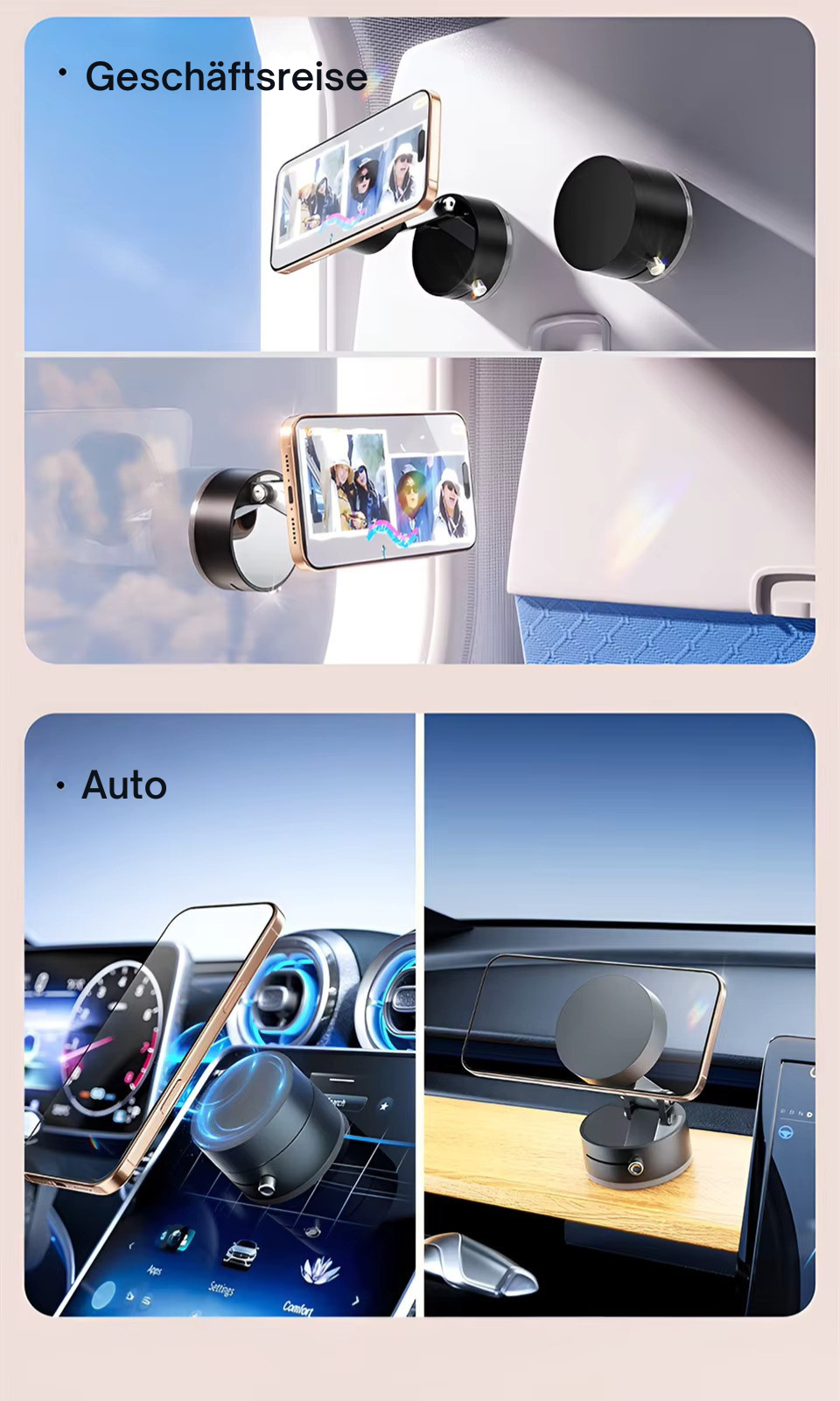 HoldEase – Foldable Magnetic Phone Holder