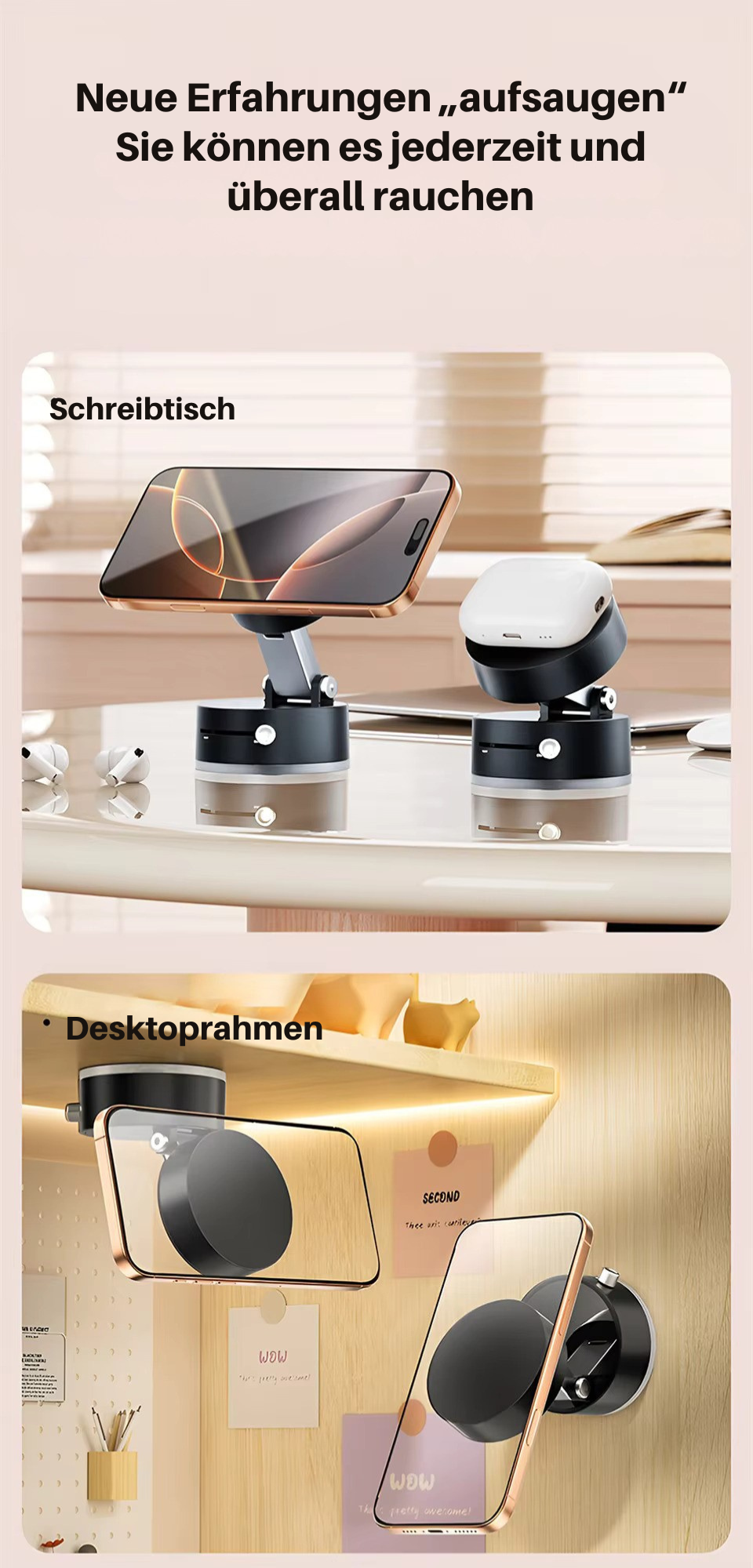 HoldEase – Foldable Magnetic Phone Holder