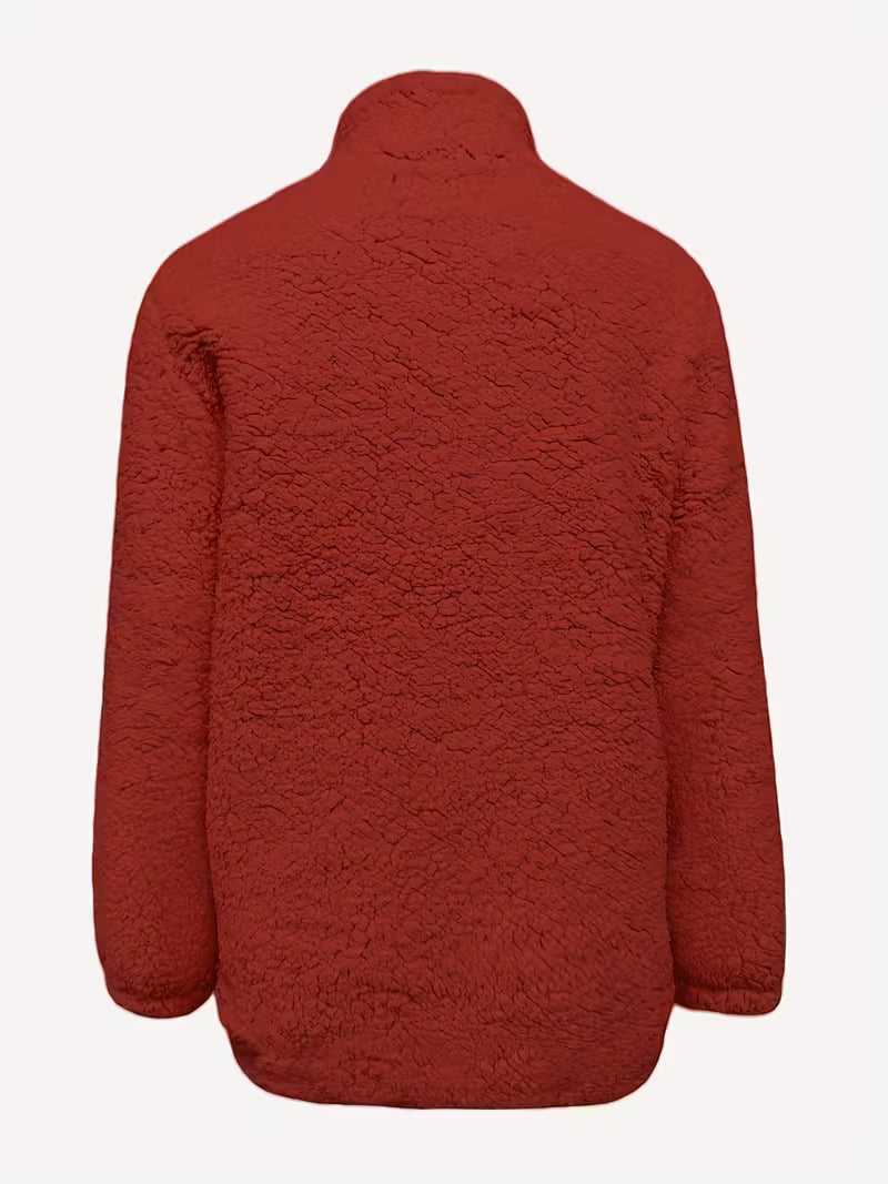Humera - Elegant Long Sleeve Jacket with Zipper