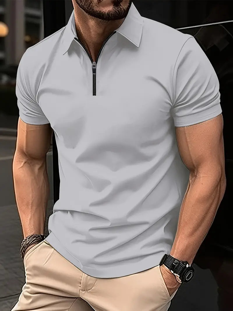 Ilan™ - Stretch Shirt with Short Sleeves
