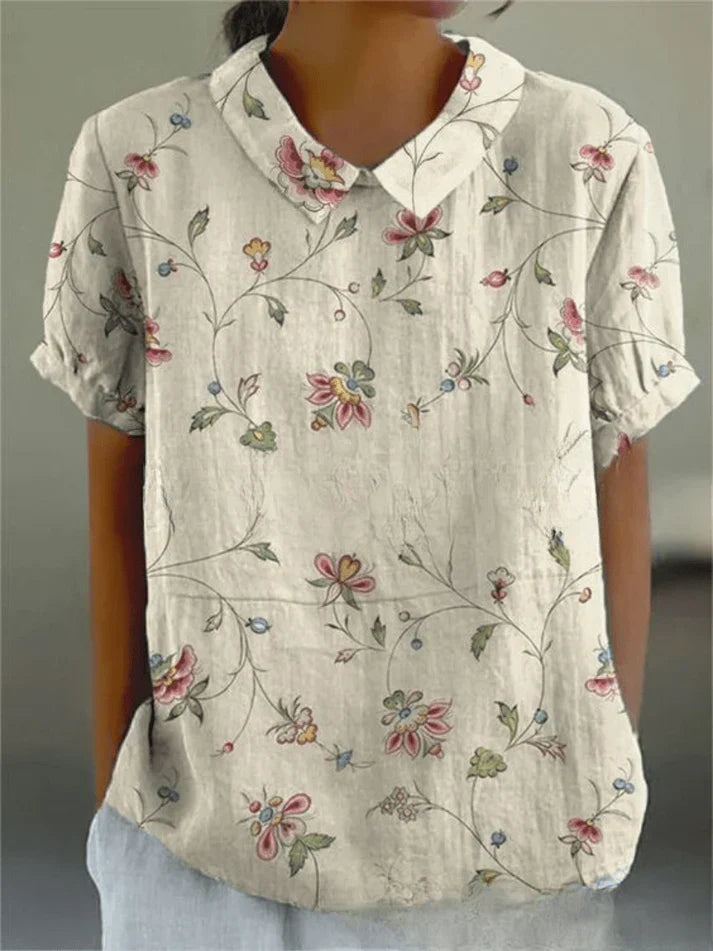 Inga - Blouse with Floral Print