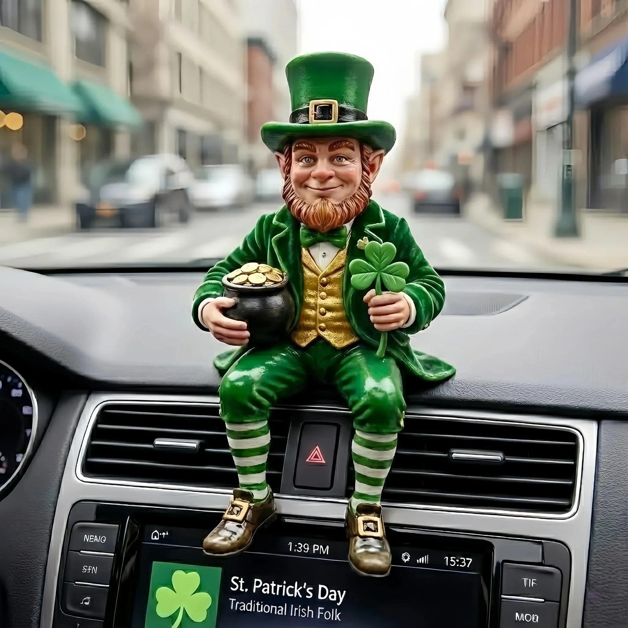 IrishFortune – Decorative Figurine of a Leprechaun for St. Patrick's Day