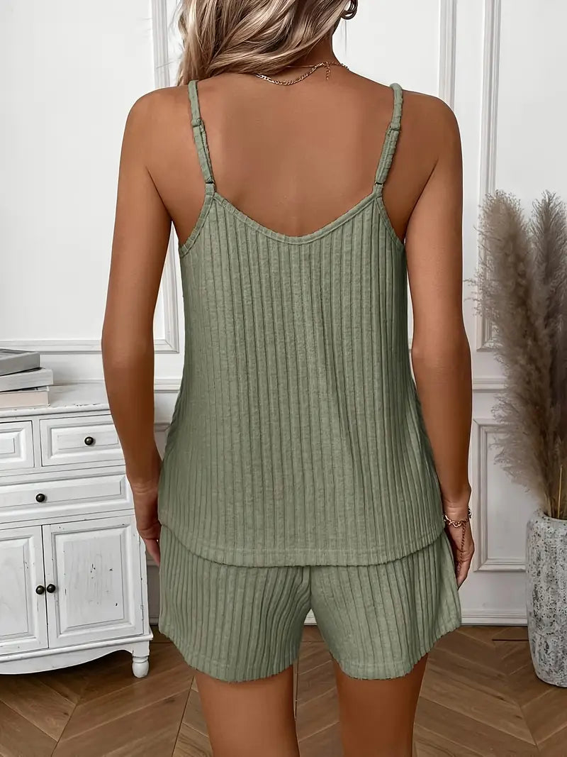 Isalie - Sleeveless Two-Piece Set