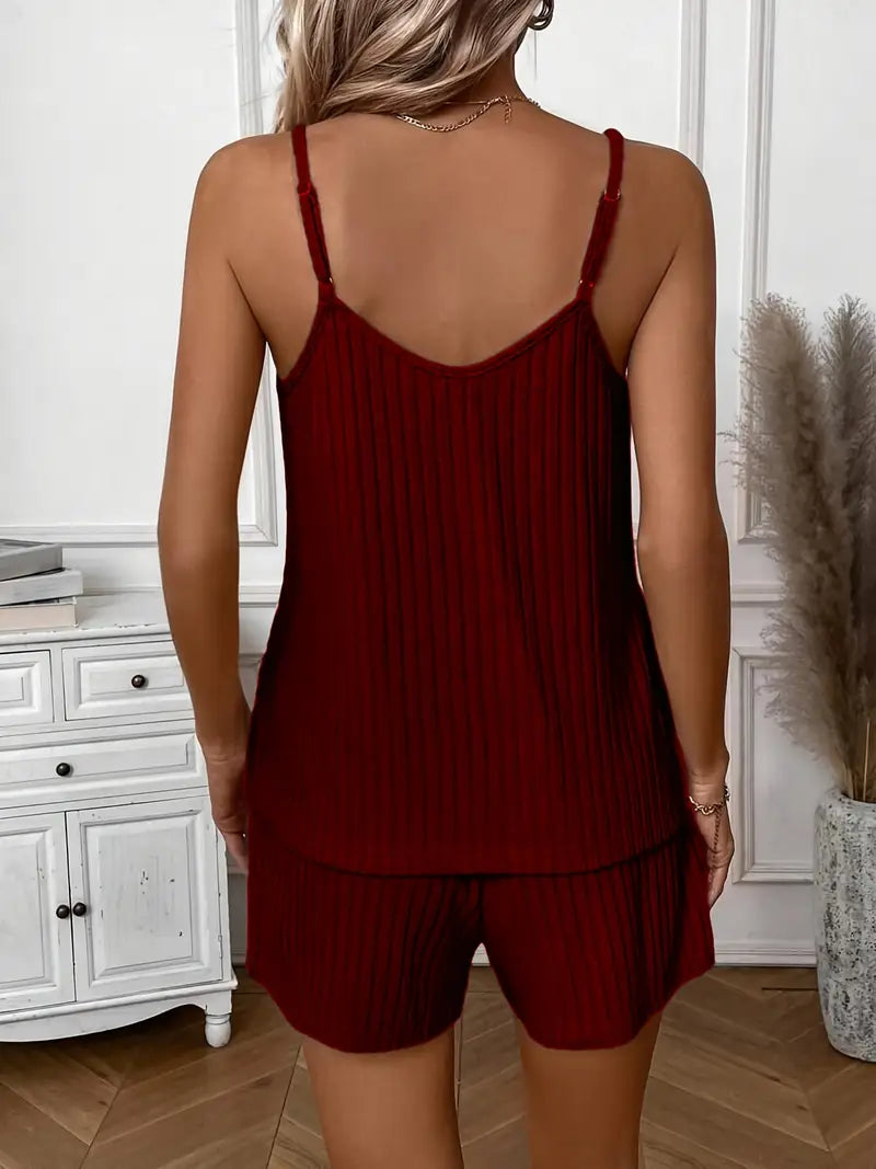 Isalie - Sleeveless Two-Piece Set