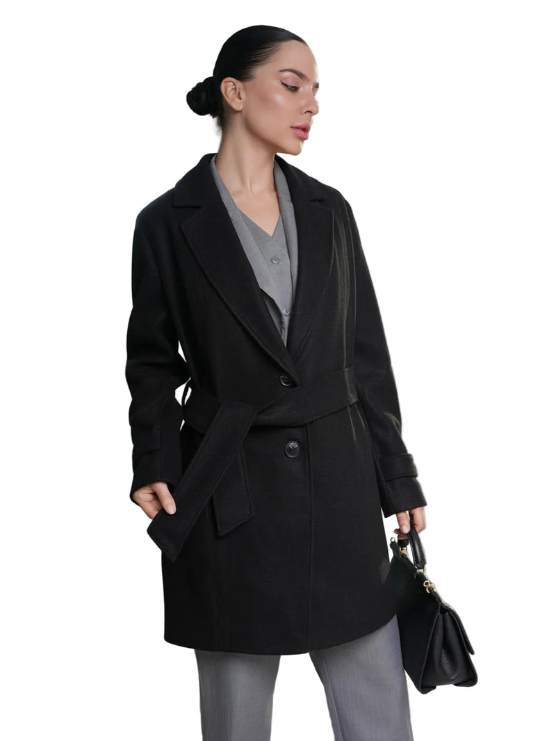 Iseult – Stylish Coat with Belt