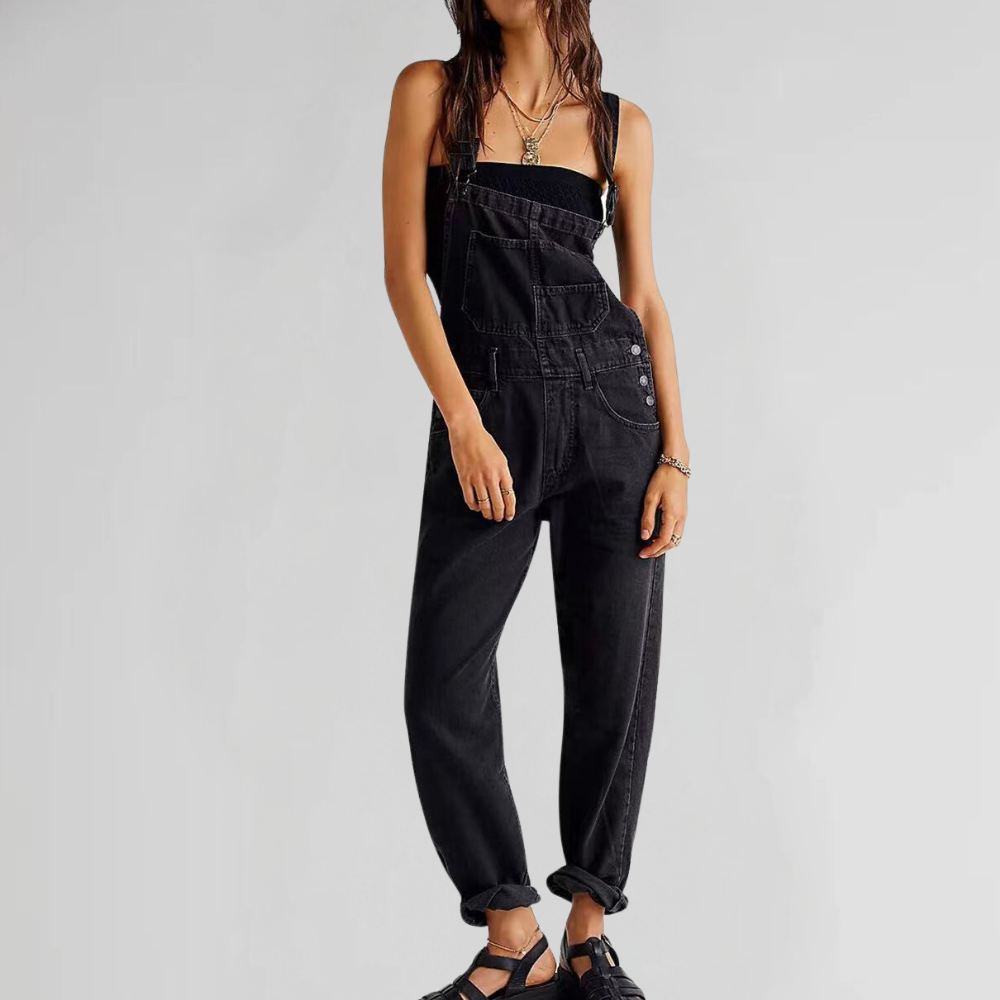 Jacqui – Stylish Denim Jumpsuit