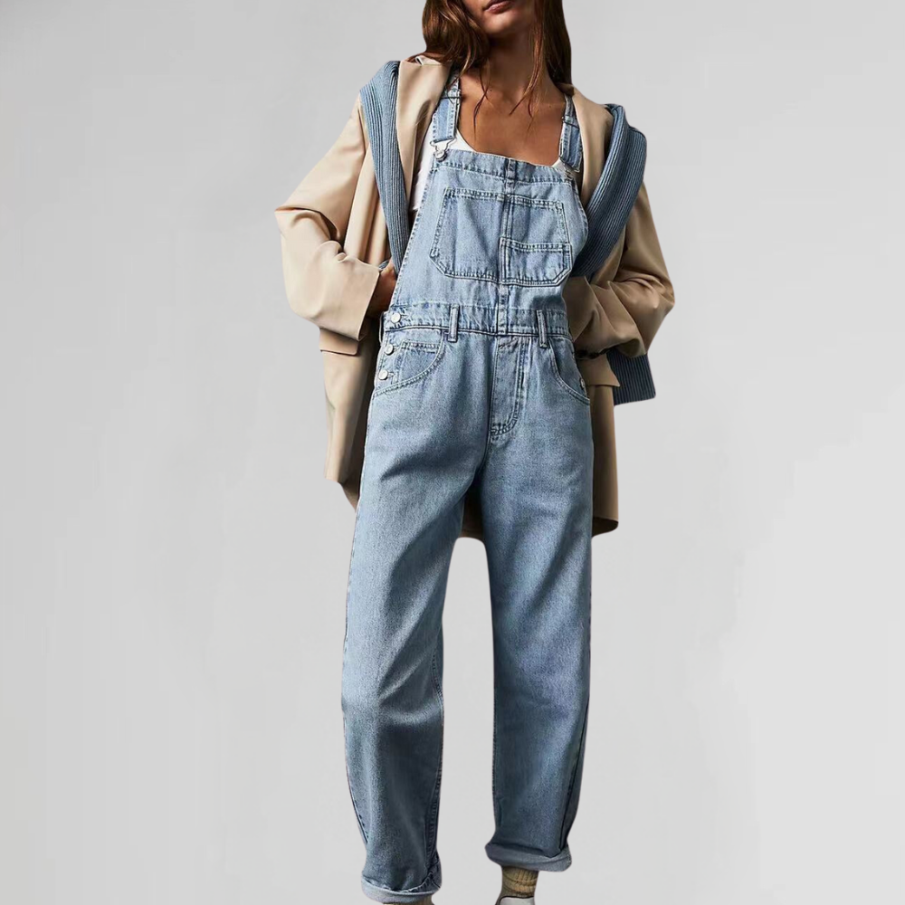 Jacqui – Stylish Denim Jumpsuit