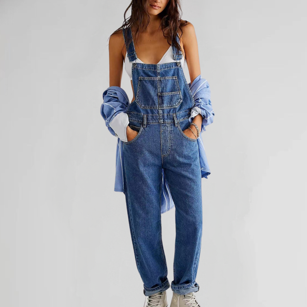 Jacqui – Stylish Denim Jumpsuit