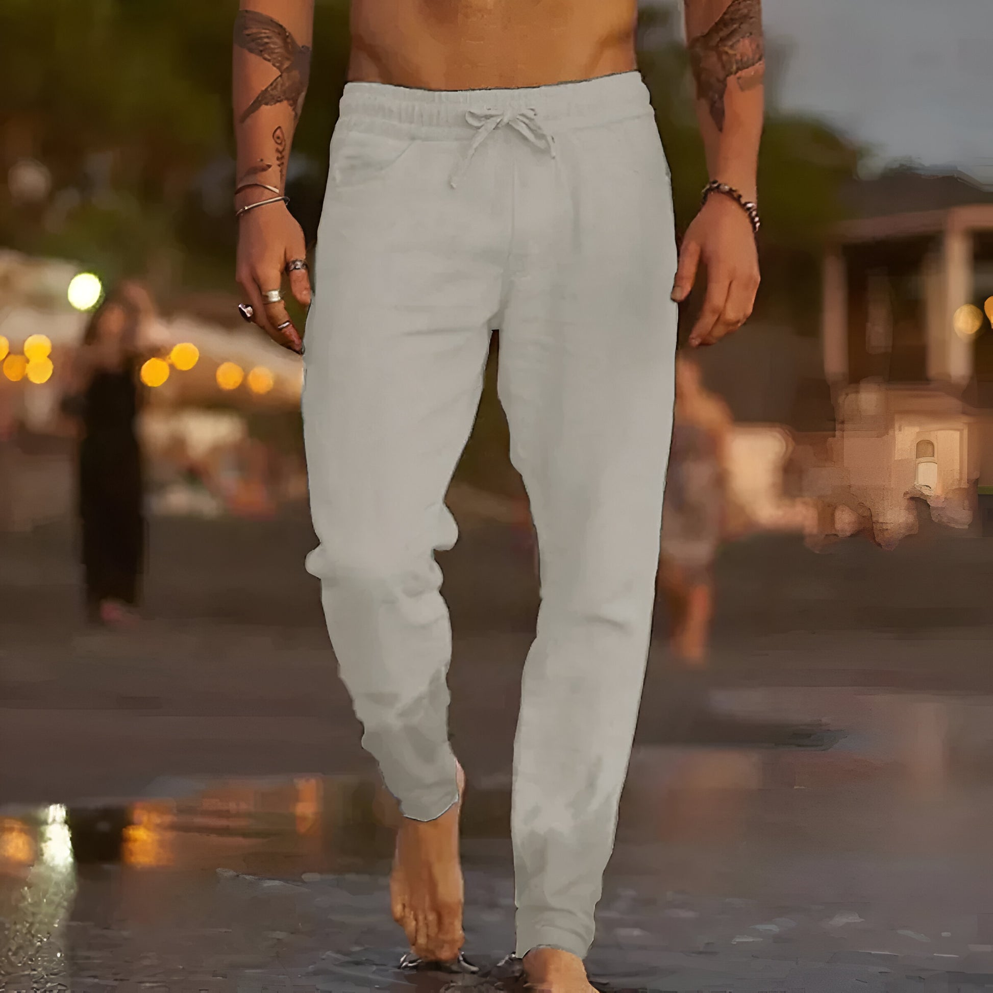 James™ - Casual Linen Pants