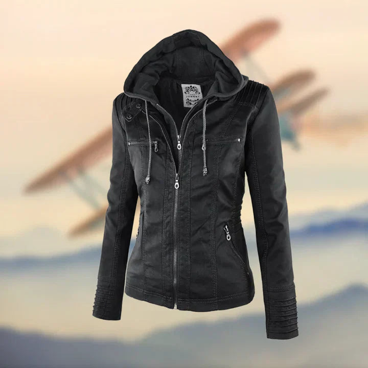 Janina – Elegant and Unique Leather Jacket