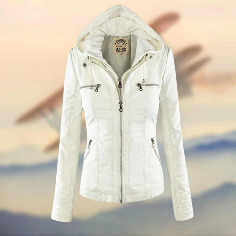 Janina – Elegant and Unique Leather Jacket