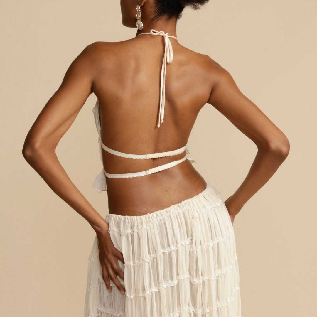 Jeanette Tank Top and Skirt Set
