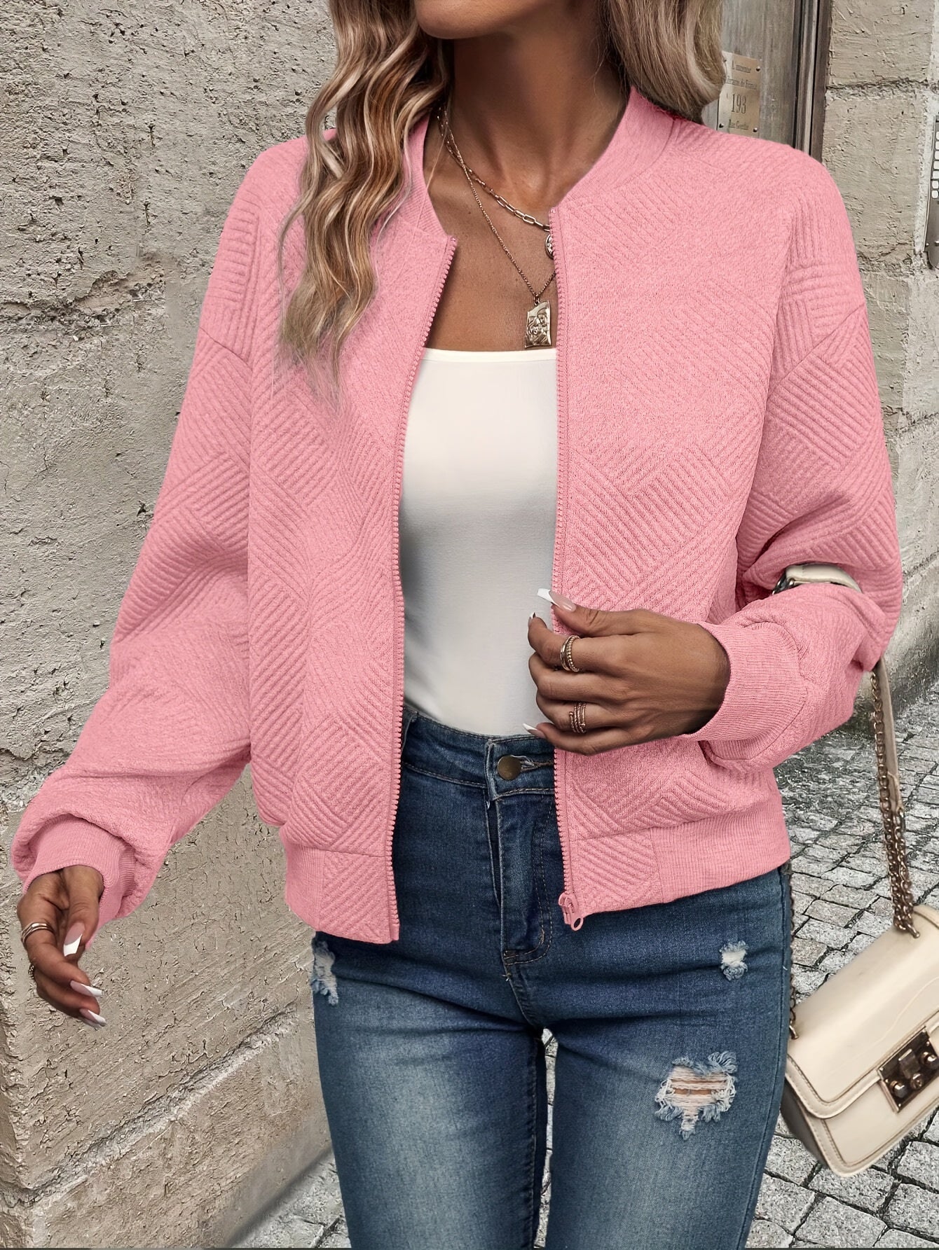 Jemma – Long-Sleeve Jacket with Zipper