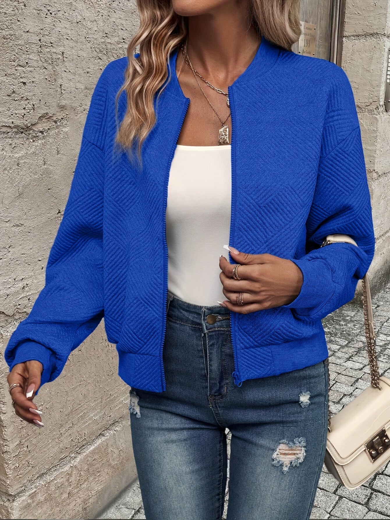 Jemma – Long-Sleeve Jacket with Zipper