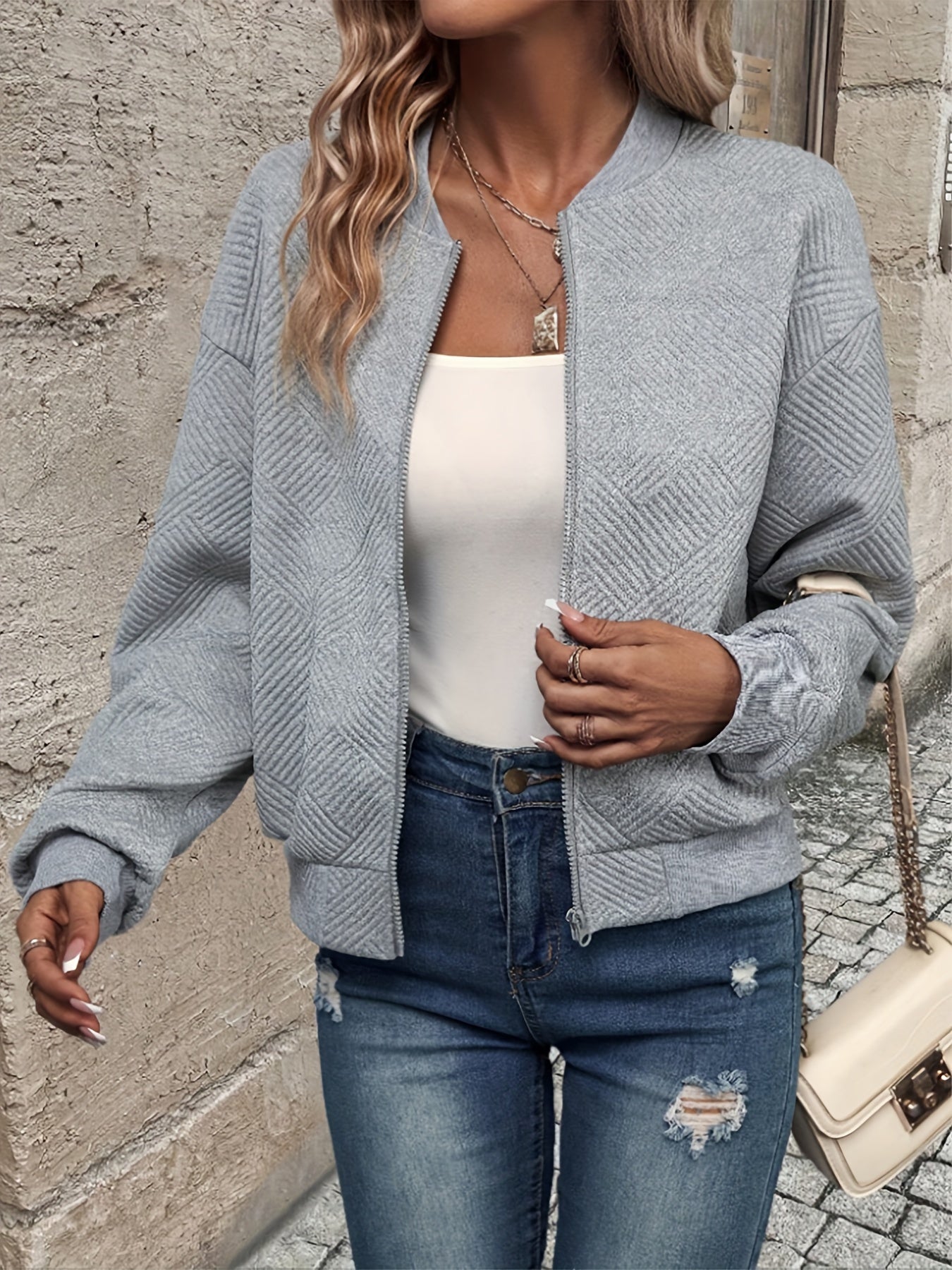 Jemma – Long-Sleeve Jacket with Zipper