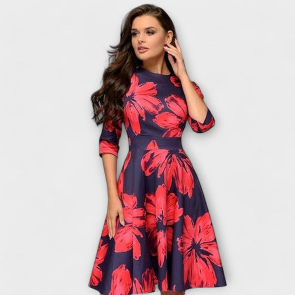 Jeri - Elegant Knee-Length Dress