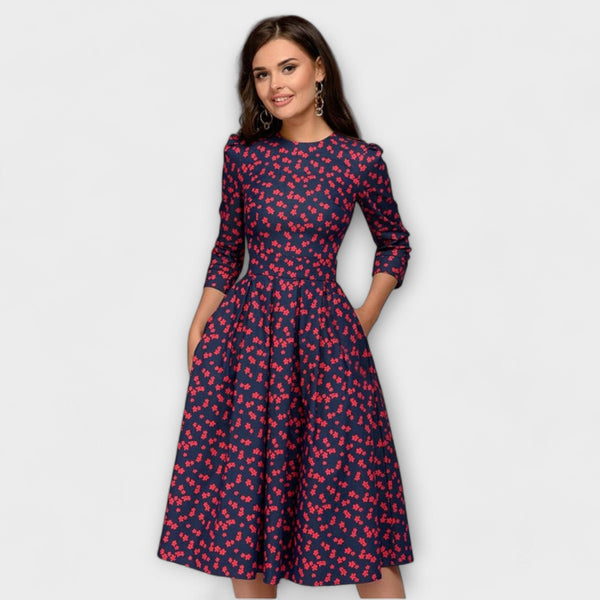 Jeri - Elegant Knee-Length Dress