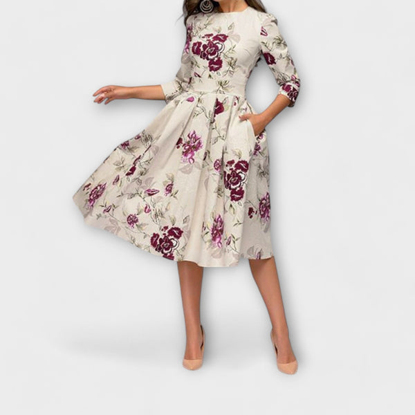Jeri - Elegant Knee-Length Dress