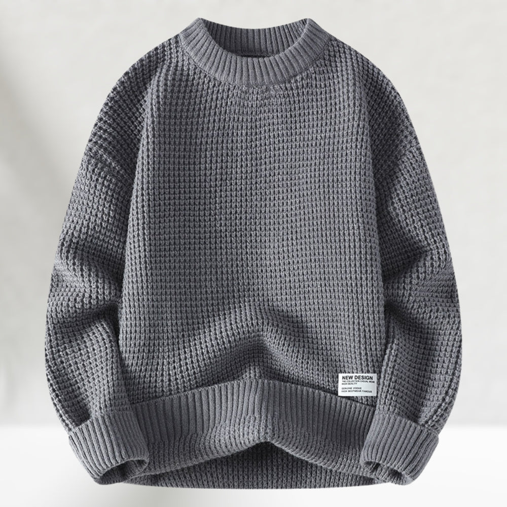 Jesse - Crew Neck Knitted Sweater