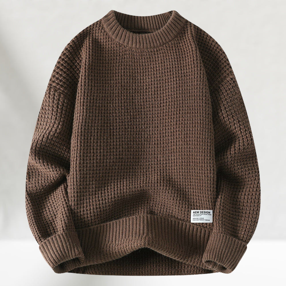 Jesse - Crew Neck Knitted Sweater