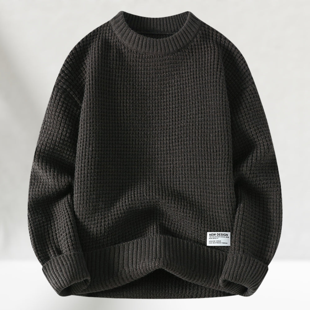 Jesse - Crew Neck Knitted Sweater