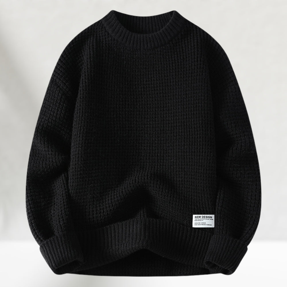 Jesse - Crew Neck Knitted Sweater