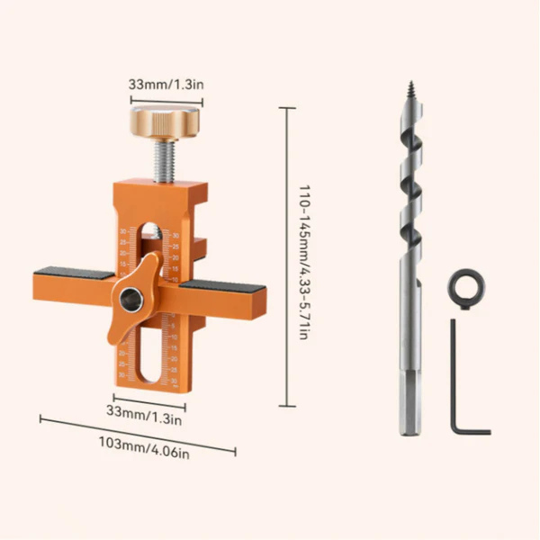 JigMaster - 2-in-1 Cabinet Door Mounting Device